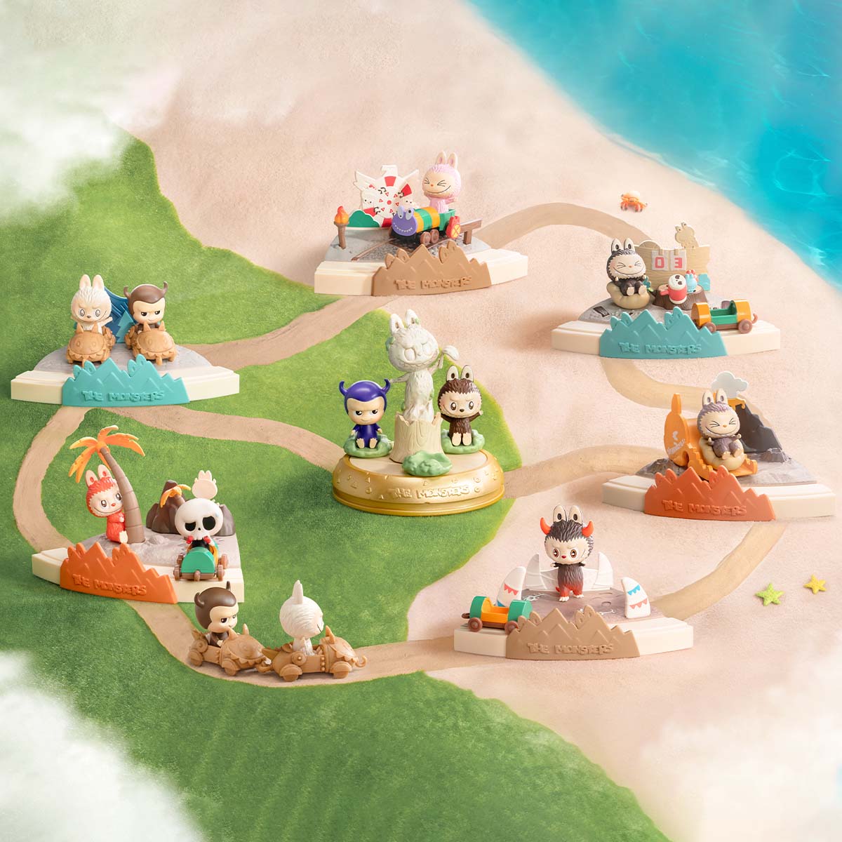 Labubu Monster Playing Games Series – Scene Figure Blind Box Set