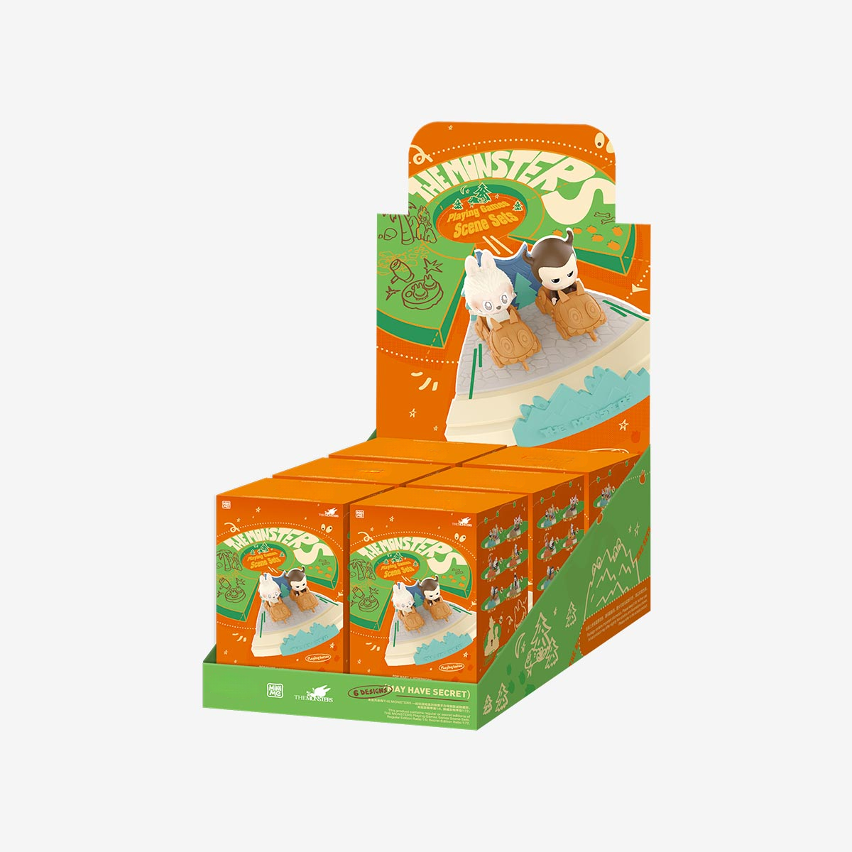 Labubu Monster Playing Games Series – Scene Figure Blind Box Set