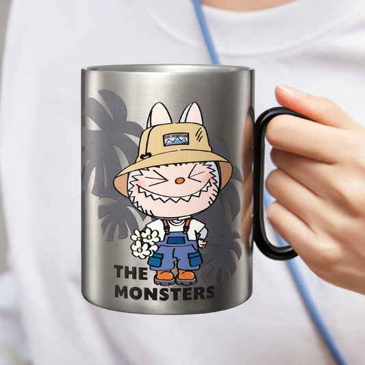 Labubu Monster Garden – Wild Series Stainless Steel Bucket Cup (Limited Edition)