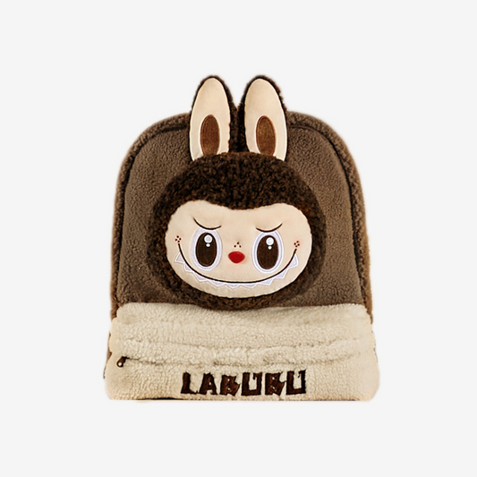 Labubu Berber Fleece Backpack – Classic Bag Series