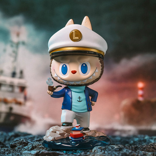 Labubu Captain Display Figure – Bean The Monsters Collectible Sculpture